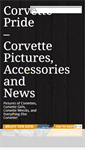 Mobile Screenshot of corvettepride.com